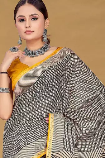 Grey women sarees