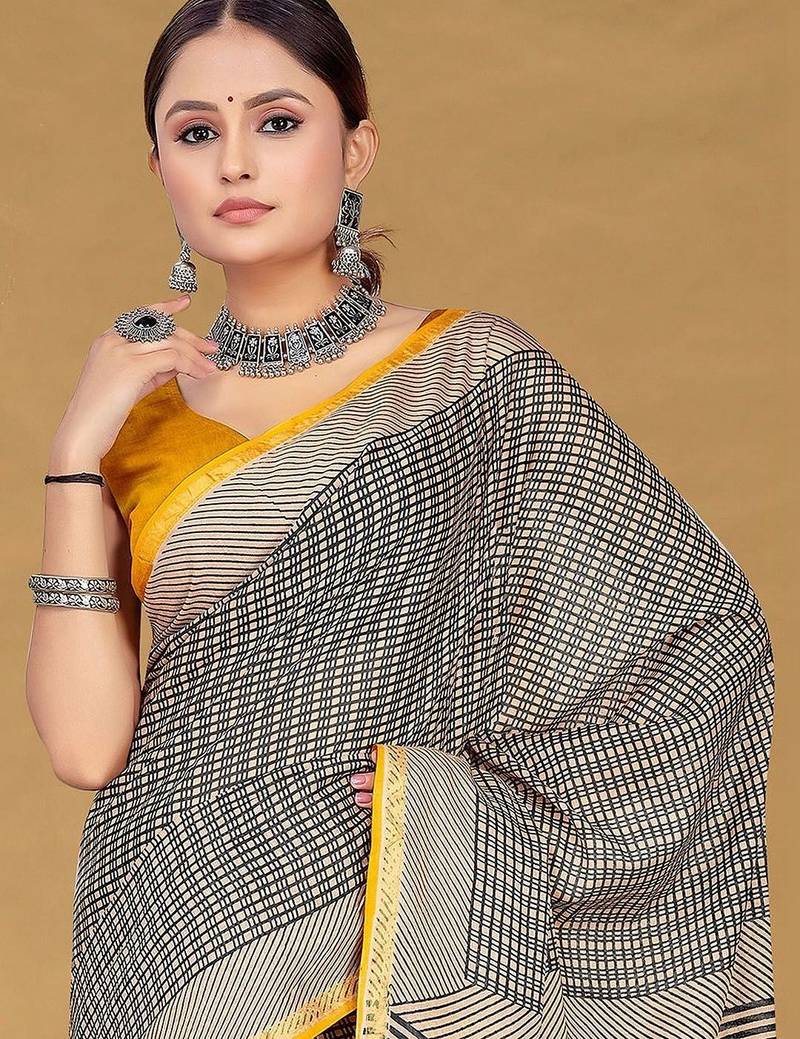 Grey women sarees