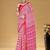 Pink printed sarees & blouse piece