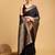 Black woven design kanjivaram art silk saree