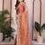 Rose rose gold frendy chiffon embroidery saree