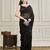 Black embellished party wear saree with blouse