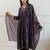 Blue embroidered viscose rayon kurta trouser dupatta set