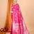 Pink ethnic motifs woven design zari banarasi saree with unstitched blouse