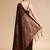 Brown woven design banarasi saree