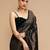 Green banarasi woven design saree with blouse