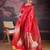 Red woven design banarasi saree
