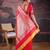 Red woven design banarasi saree