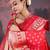 Red woven design banarasi saree