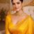 Yellow woven design zari silk blend paithani saree