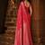 Red woven design zari silk blend banarasi saree