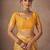 Yellow woven design banarasi sarees with blouse piece
