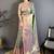 Lavender woven design kanjeevaram saree with blouse