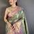 Lavender woven design kanjeevaram saree with blouse