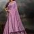 Lavender ethnic motifs pure cotton designer muga saree