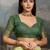 Lime ethnic motifs pure cotton designer muga saree