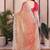 Copper copper frendy chiffon embroidery saree
