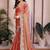 Copper copper frendy chiffon embroidery saree