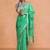 Green woven design saree with blouse