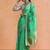 Green woven design saree with blouse