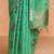 Green woven design saree with blouse