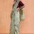 Cream woven design saree with blouse
