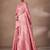 Pink woven design sarees with blouse piece