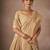 Beige woven design sarees with blouse piece