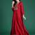 Maroon embroidered viscose rayon kurta trouser dupatta set