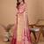 Pink zari woven design saree