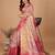 Pink zari woven design saree
