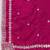 Pink embroidered saree with unstitched blouse