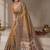Gold printed tussar sarees blouse piece
