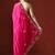 Pink embroidered sarees with blouse piece