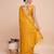 Yellow woven design embellished zari art silk kanjivaram saree