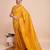 Yellow woven design embellished zari art silk kanjivaram saree