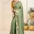 Green ethnic woven design zari saree