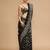 Black woven design zari banarasi saree