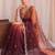 Multicolor ombre mirror work tissue designer saree