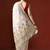 Cream woven design saree with blouse