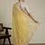 Yellow zari saree with blouse