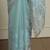 Blue woven design saree with blouse