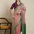 Pink woven design paithani saree