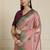 Pink woven design paithani saree