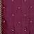 Purple floral embroidered beads and stones satin saree with blouse peice