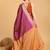 Pink woven embellished art silk leheria saree with blouse piece