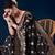Black ethnic motifs woven design saree with unstitched blouse