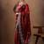 Red embroidered sarees