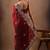 Red embroidered sarees