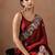 Red embroidered sarees